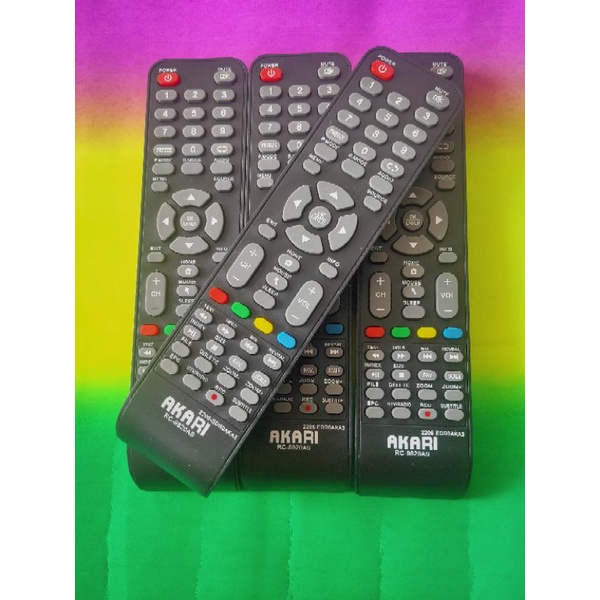 Remote TV AKARI LED LCD RC9920AS Smart TV AKARI Tombol empuk Grade ORI