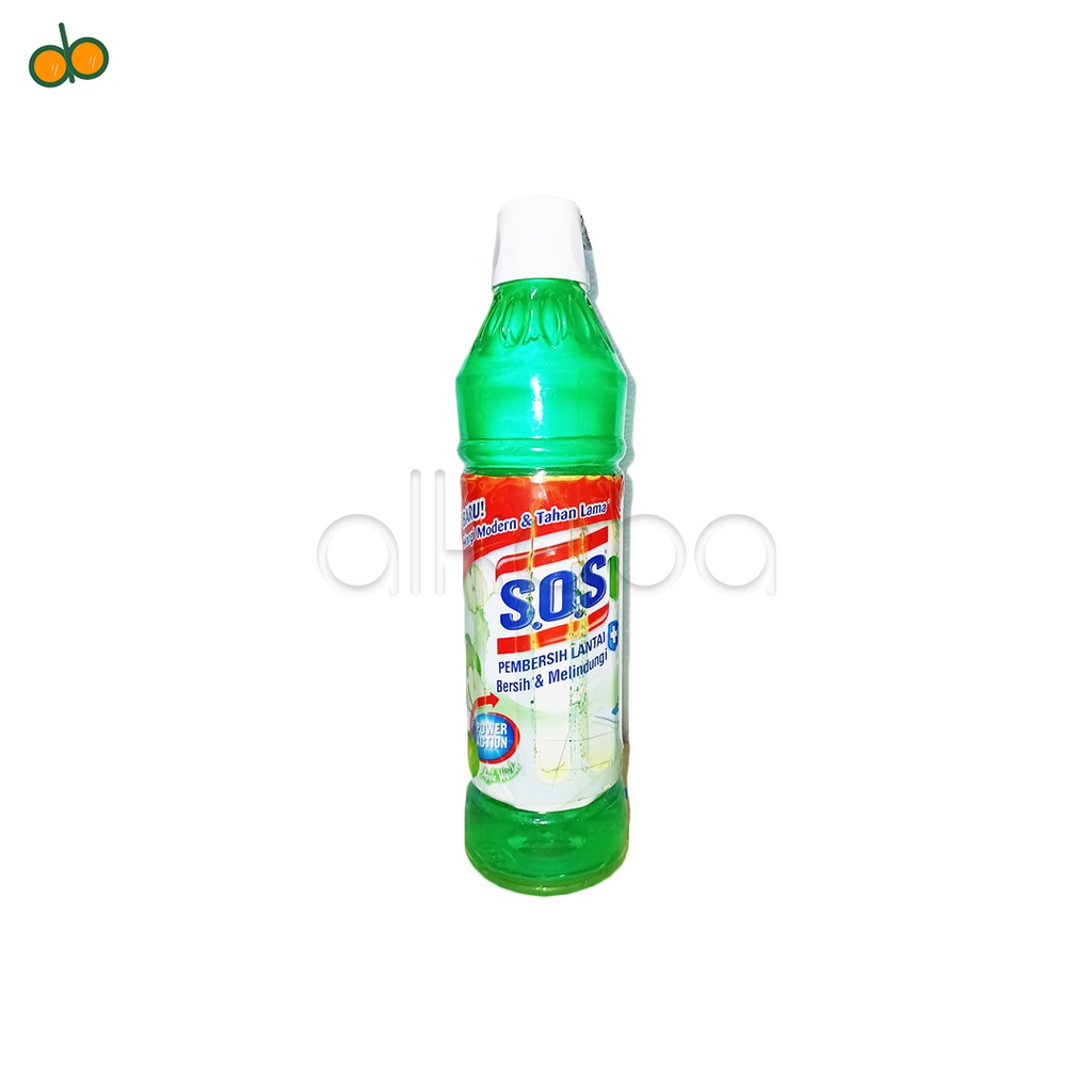 Floor Cleaner Anti Bacterial Pembersih Lantai SOS kemasan botol 800 ml
