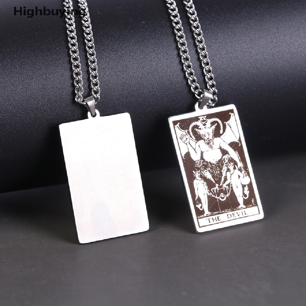 Hbid Wicca Tarot Card Waite Major Arcana Pagan Pendant Jimat Kalung Wiccan Jewelry Glory