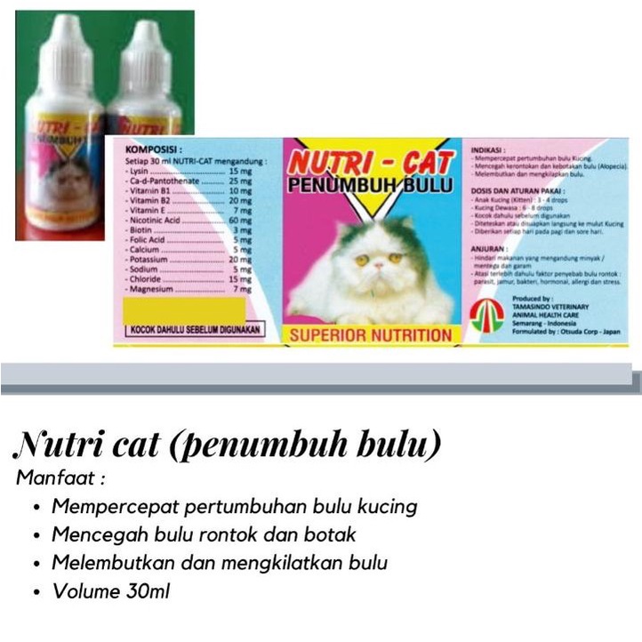 Nutri Cat penumbuh bulu