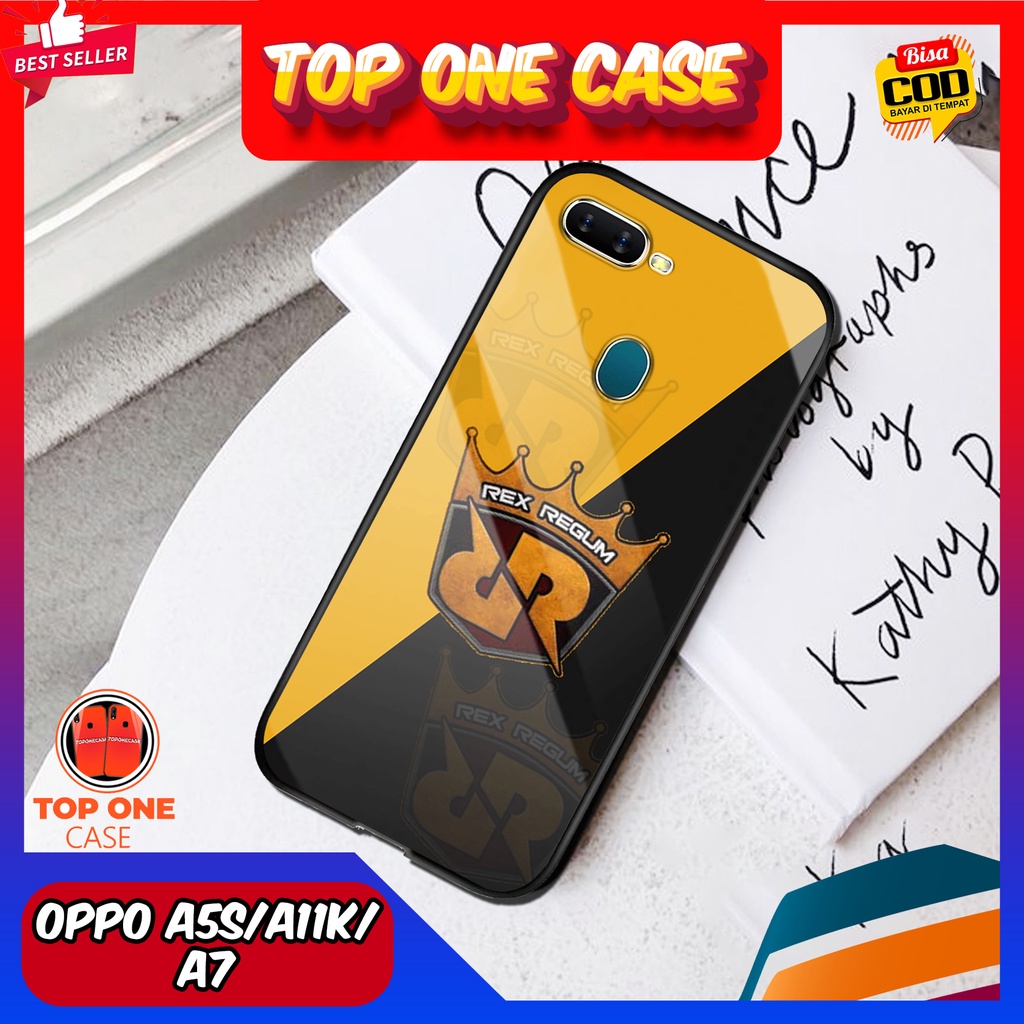 Case OPPO A5S / A12 /A7 / A11K - Casing OPPO A5S / A7 / A11K Terbaru Top One Case [ MOTIF RRQ  ] Cas