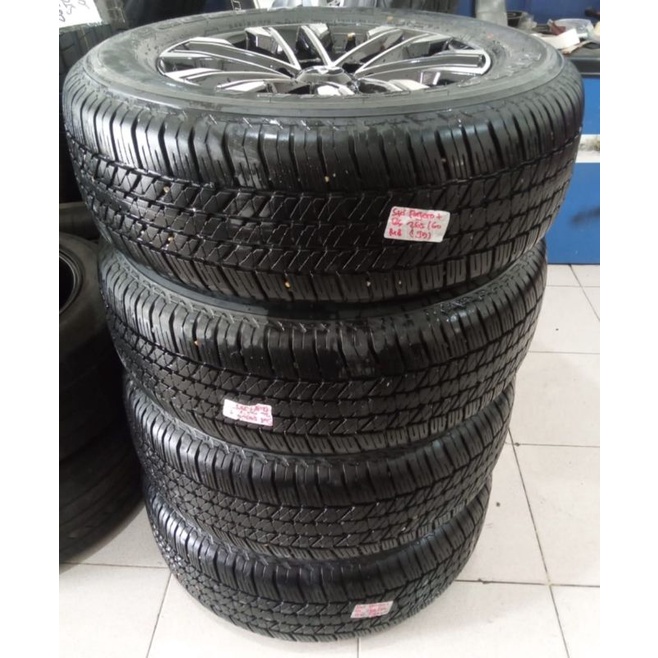 Velg Ori Bekas Copotan Mobil PAJERO ROCKFORD R18 Lebar 7,5 Inch Hole 6 x 139,7 Et 38 Warna Black Pol