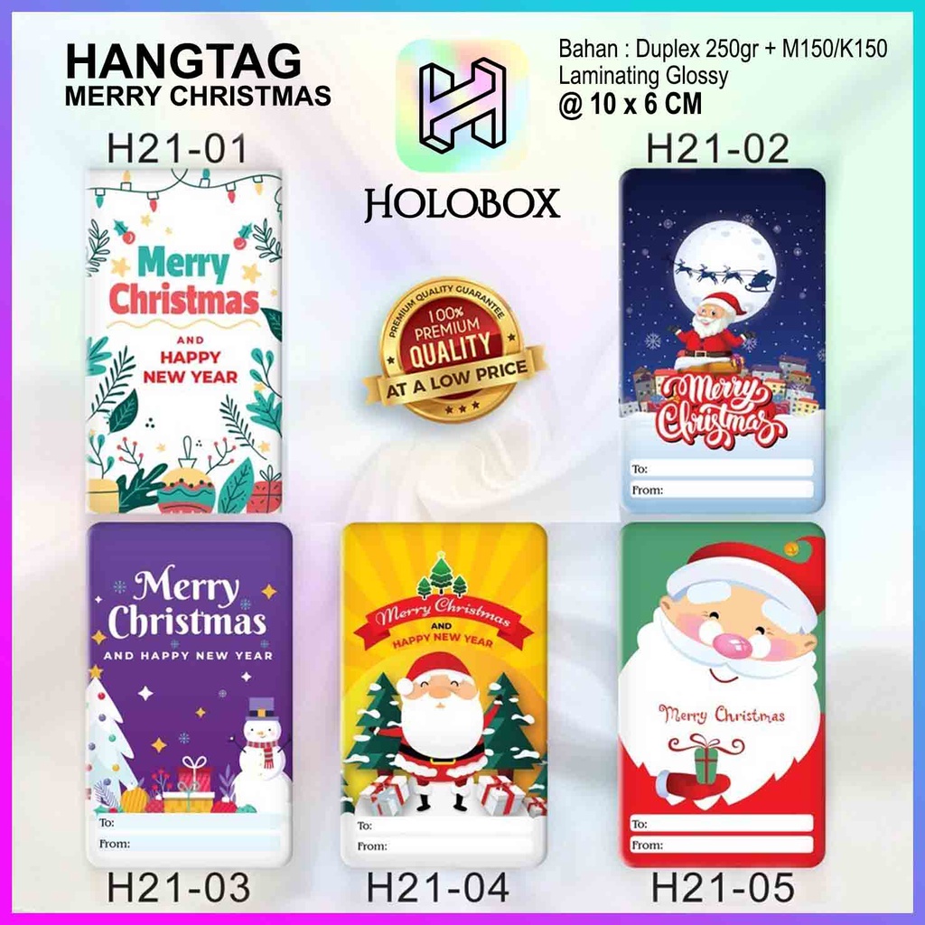 

Hang Tag Natal – Hang Tag Motif Merry Christmas 10x6 | H21