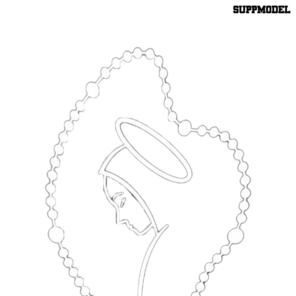 [SM] Self-adhesive Mary Rosario Mobil Body Bumper Jendela Stiker Decals Hias Untuk Bus Auto Truck