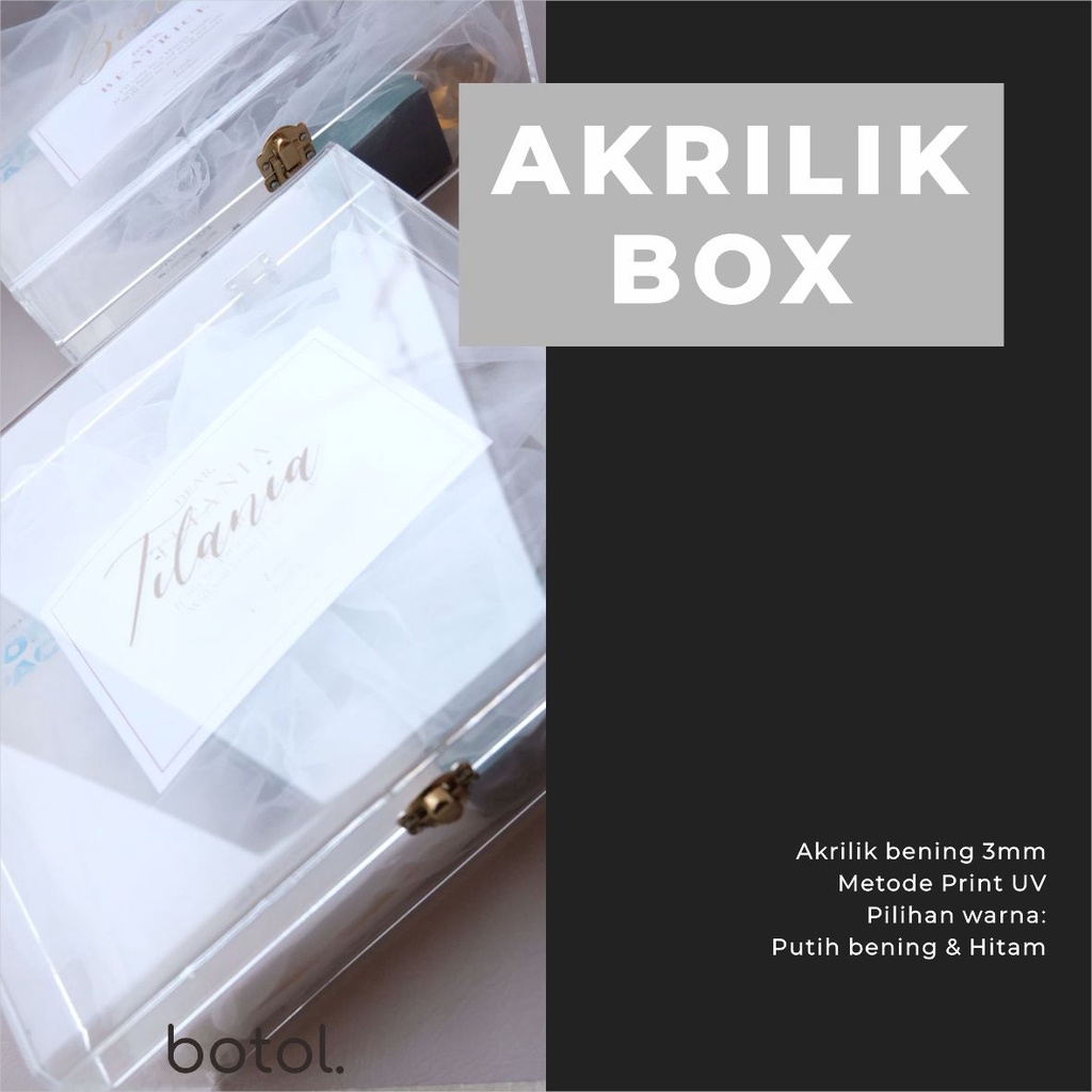 

AKRILIK BOX CUSTOM/Akrilik Box Souvenir/Akrilik Box Kotak Custom / Akrilik Hantaran