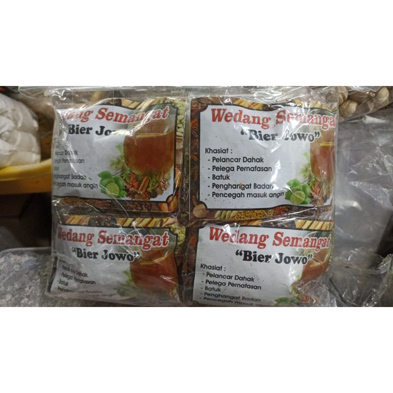 

Minuman Tradisional Wedang Semangat Bier Jowo isi 10 Pcs