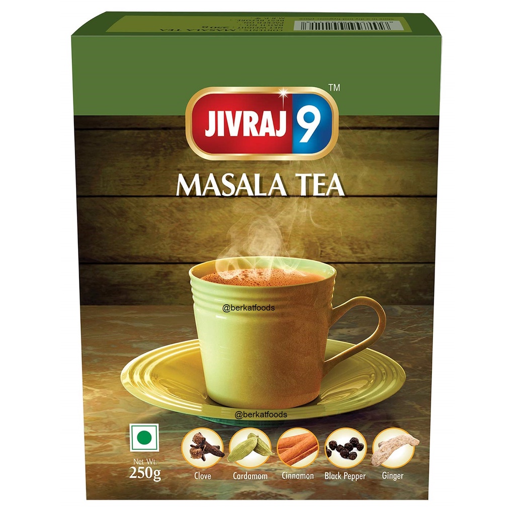 Jual Jivraj 9 Masala Tea India / Mixed Spices Chai /Teh Hitam Rempah