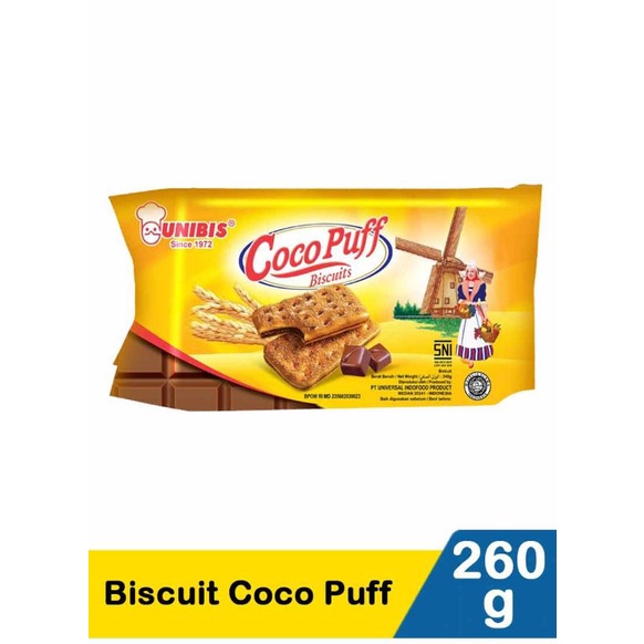 

UNIBIS COCO PUFF BISCUITS 260G