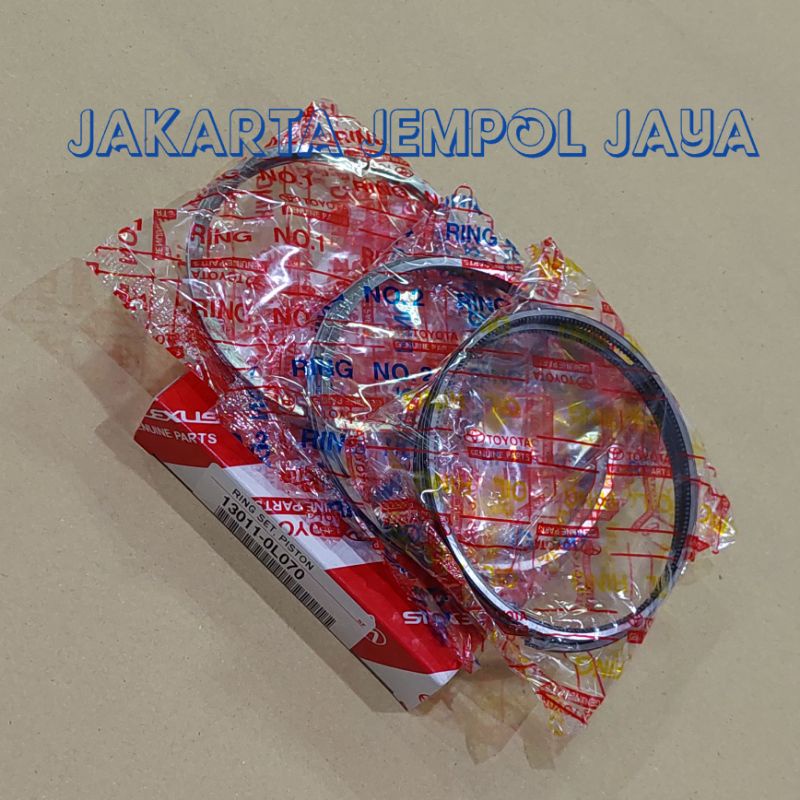 Jual RING PISTON SET TOYOTA HILUX DIESEL 2.5 / 2.500CC FORTUNER DIESEL