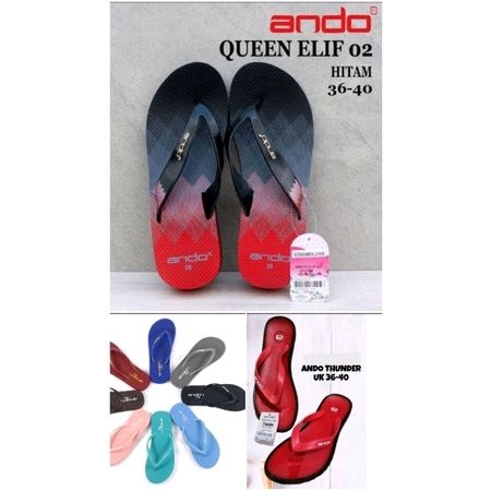 SANDAL JAPIT WANITA  ANDO NICE ANDO THUNDER ANDO QUEEN ELIF/SANDAL ANDO JAPIT CEWEK