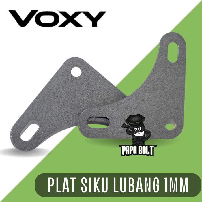 VOXY Segitia Plat Siku Lubang Tebal 1 mm / Plat Penyangga Siku Lobang