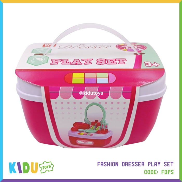 Mainan Anak Perempuan Fashion Dresser Play Set Kidu Toys