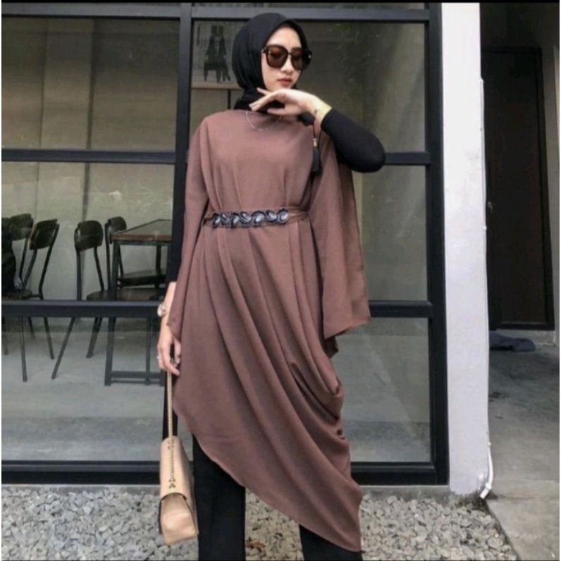 Outer kaftan isyana terbaru Outer kaftan terpanjang Outer rompi rompi kondangan Outer kaftan bordir