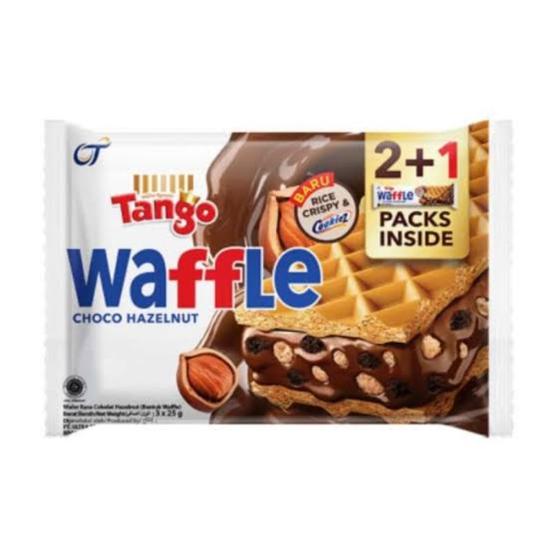 

TANGO WAFER 75 GR TANGO WAFFLE CHOCO HAZELNUT WAFER TANGO NEW