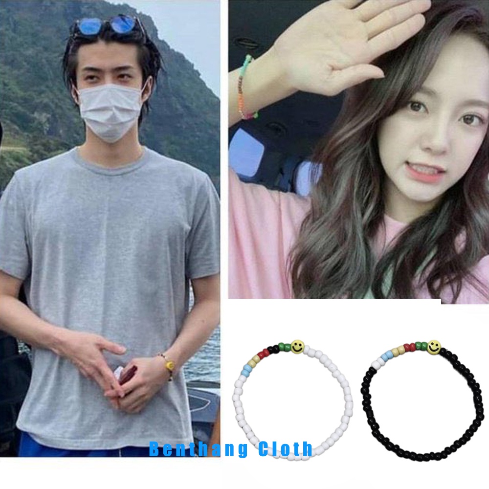 Gelang KPOP Beads Bracelet Korean Viral Gelang + Cincin