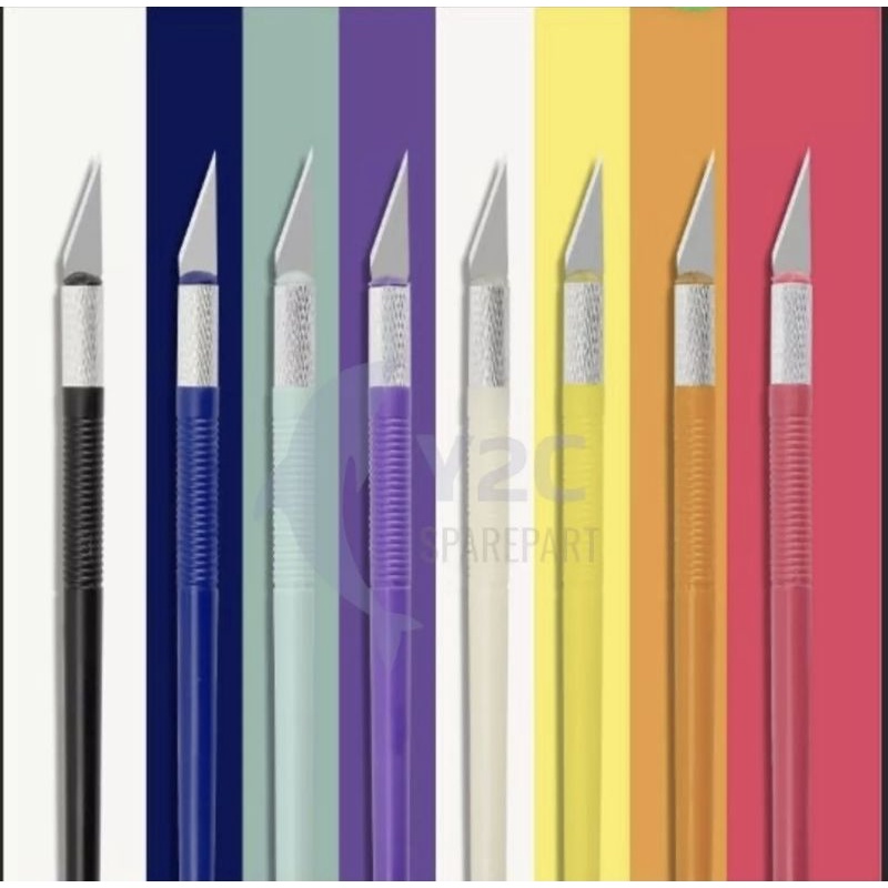 Pisau Ic Gagang Plastik Universal / Alat Servis Hp