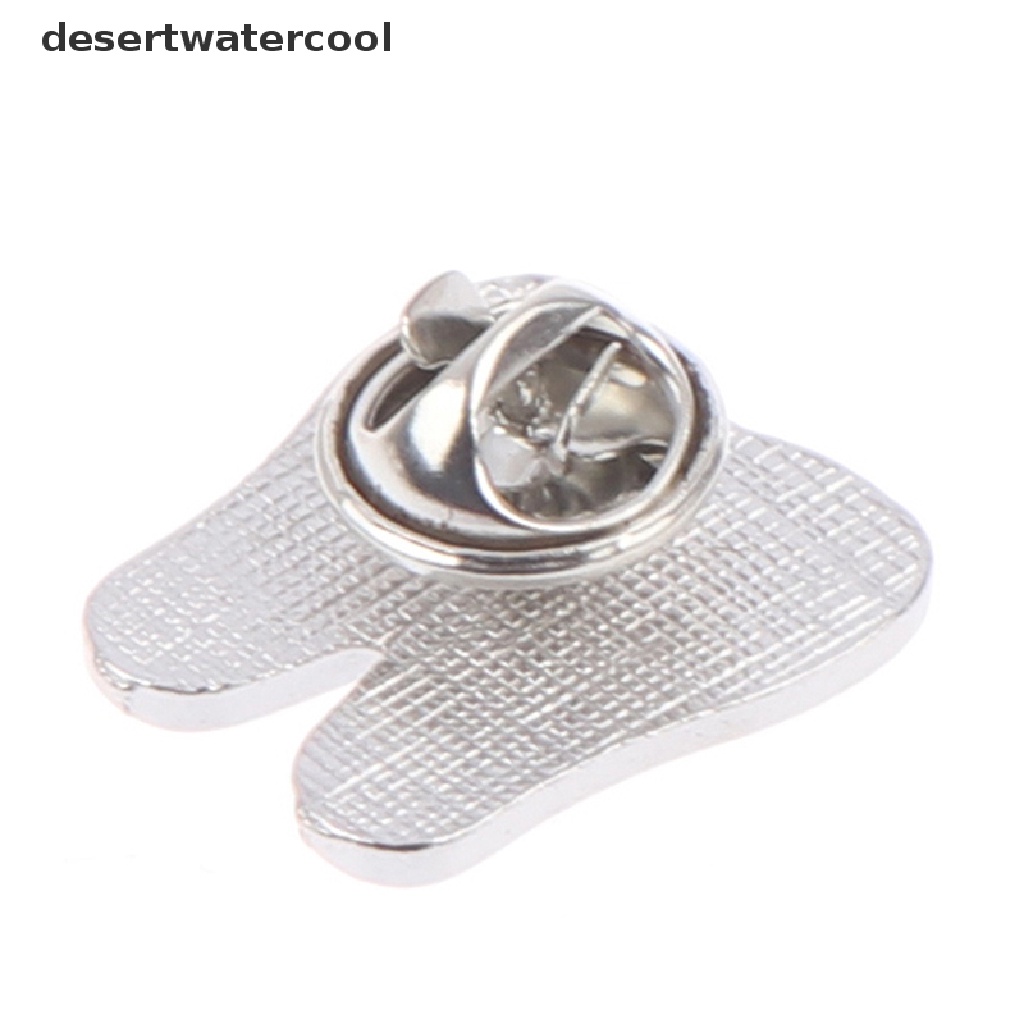 Deid Gigi Logam Enamel Bros Kartun Gigi Lencana Pin Trendi Kostum Perhiasan Hadiah Martijn