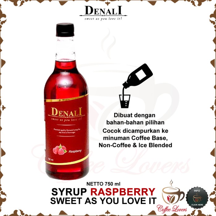 

DENALI SYRUP SIRUP DENALI UK RASA RASPBERRY