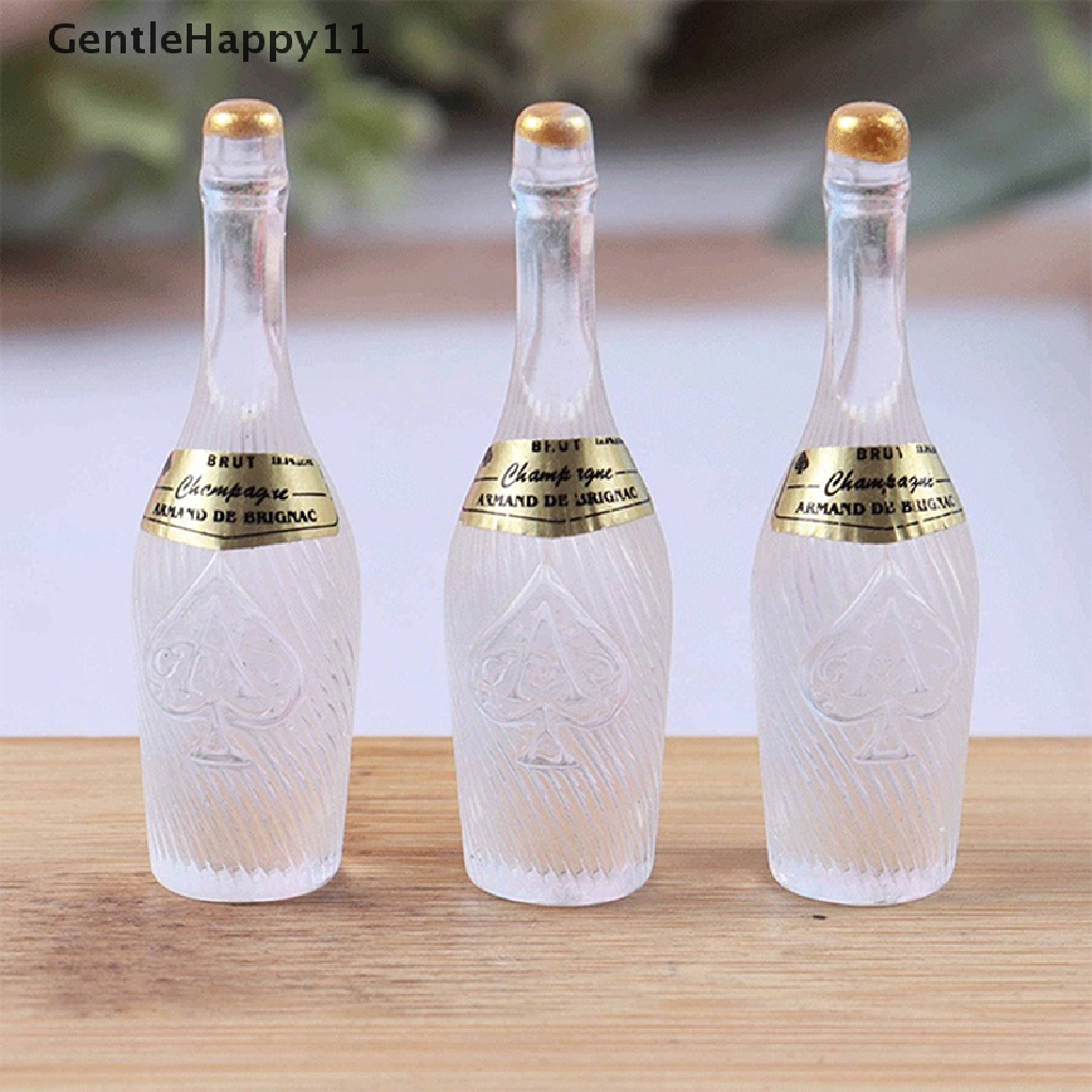 Gentlehappy 10Pcs Simulasi Miniatur Rumah Boneka Model Botol Anggur Kecil DIY Aksesoris id