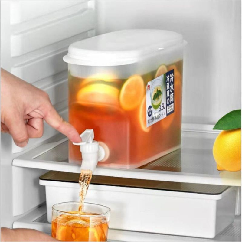 DISPENSER MINUMAN JUS-SIRUP-SUOP BUAH KULKAS Portabel 3,5