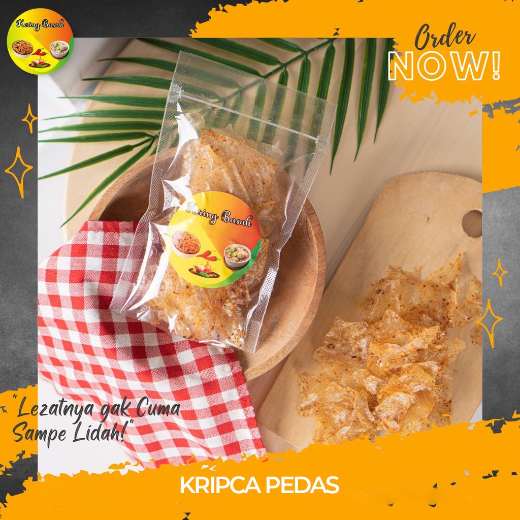 

Keripik Beling / Keripik Kaca Pedas Daun Jeruk 100gr