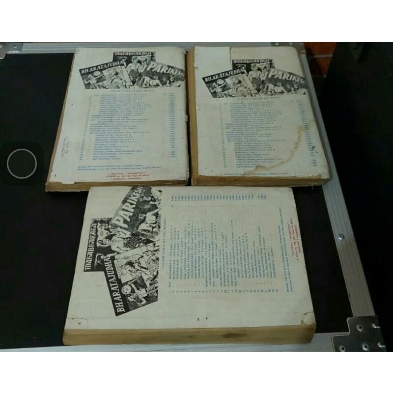 Buku Cerita Mahabharata karya R.A Kosasih 1983 Seri A, B, C