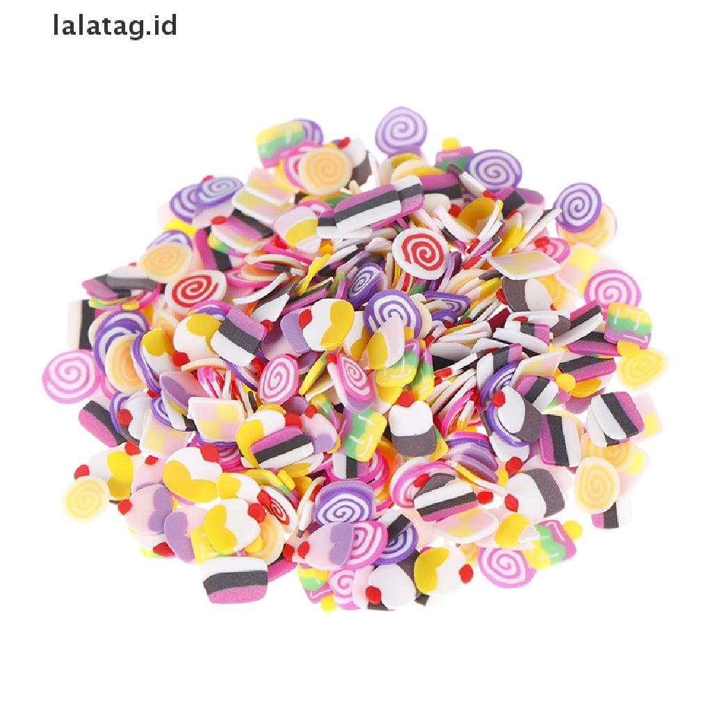 [lalatag] 500pcs Bentuk Warna mix Acak Untuk Dekorasi Ponsel scrapbooking Kerajinan Tangan diy [ID]