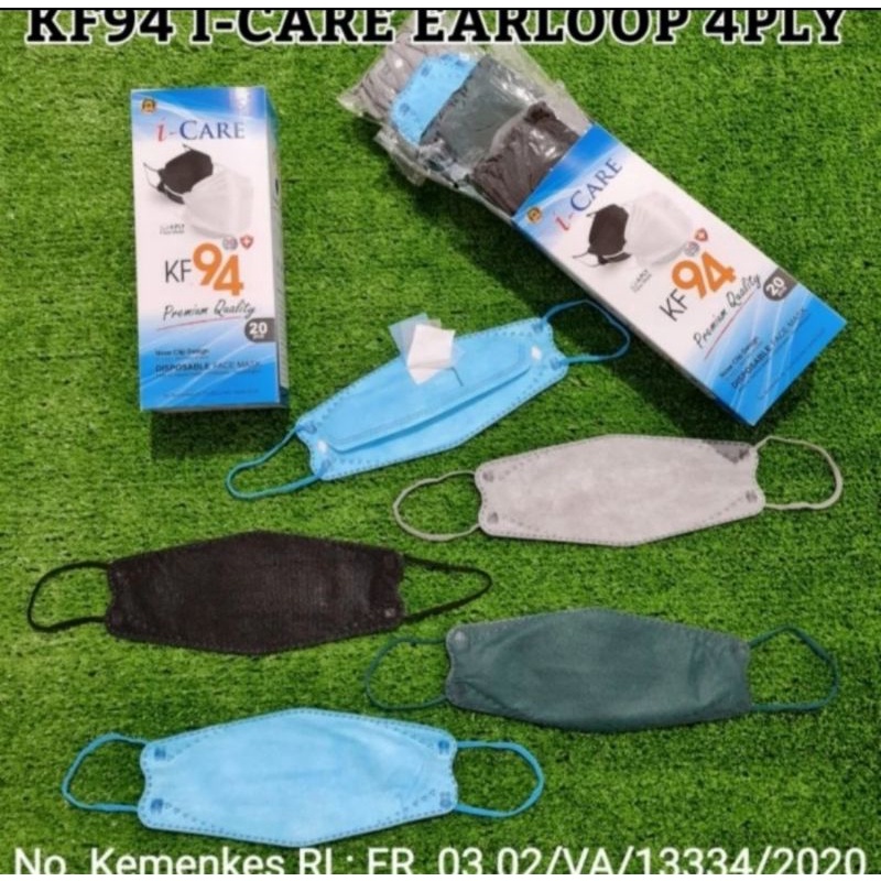 Masker KF94 i-care Premium per box isi 10 pcs