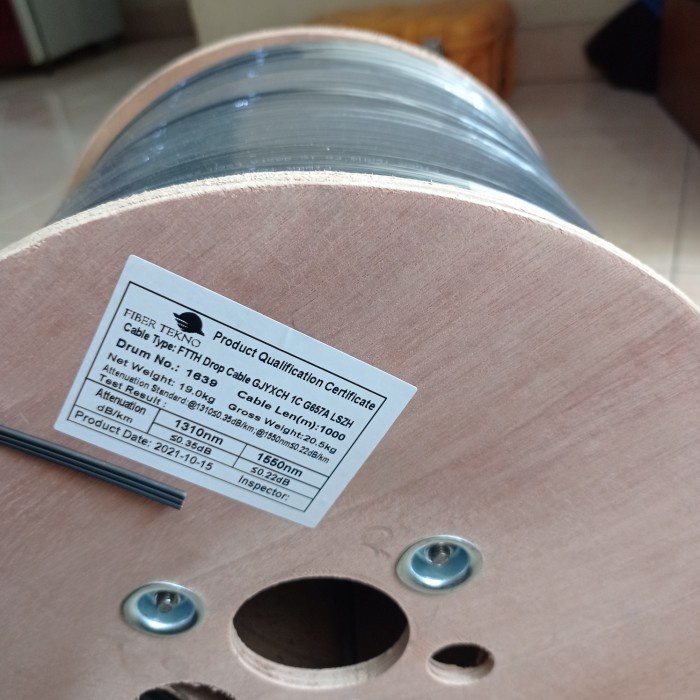 Katrol Kabel 1 Core 3 Sling Brand Fiber Tekno Kabel Fiber Optik