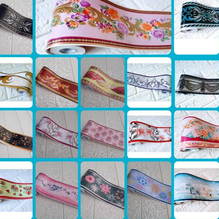 STAR TERMURAH WALLPAPER STICKER BORDIR LIST TEMBOK/BORDER WALLPAPER/BORDER LIST/BORDER