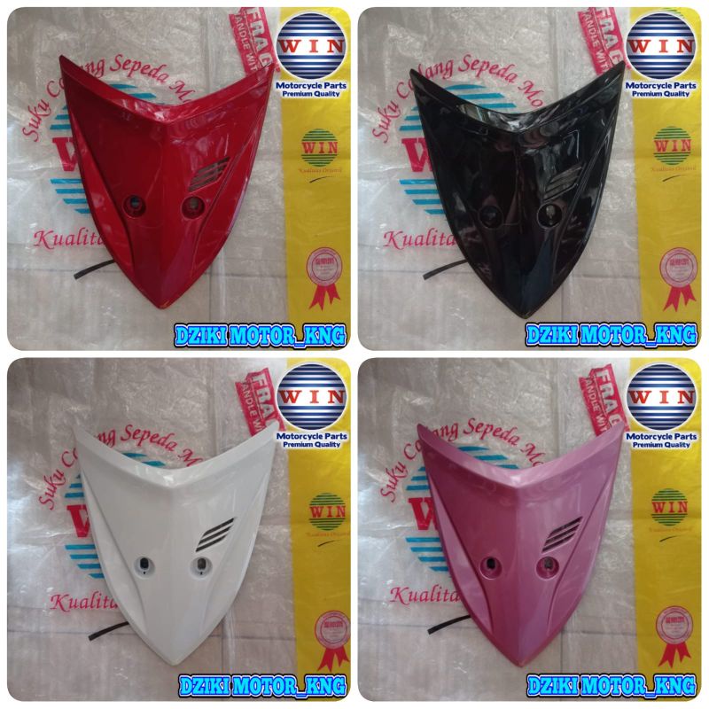 Panel Kecil Tameng Plat Nomor Depan Honda Vario 110 Old Karbu Merek WIN Dasi Depan Vario