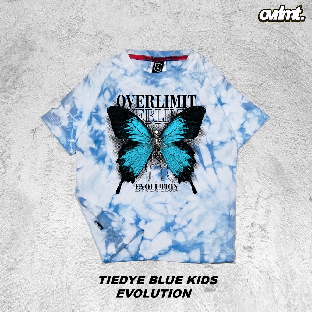 T-SHIRT | KAOS | ANAK | BALITA | TIEDYE | BLUE | EVOLUTION OVERLIMIT