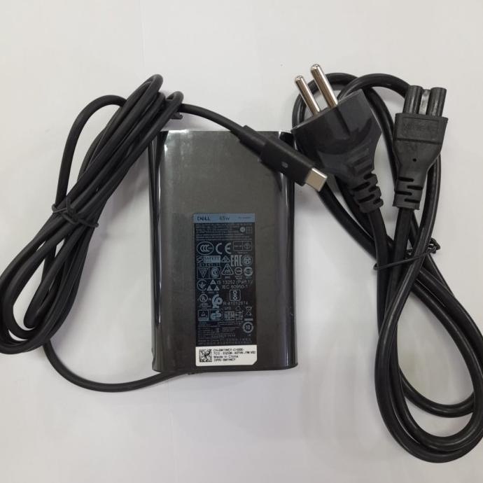 ADAPTOR CHARGER ORI laptop DELL LATITUDE 5280 5285 5289 5480 TYPE C