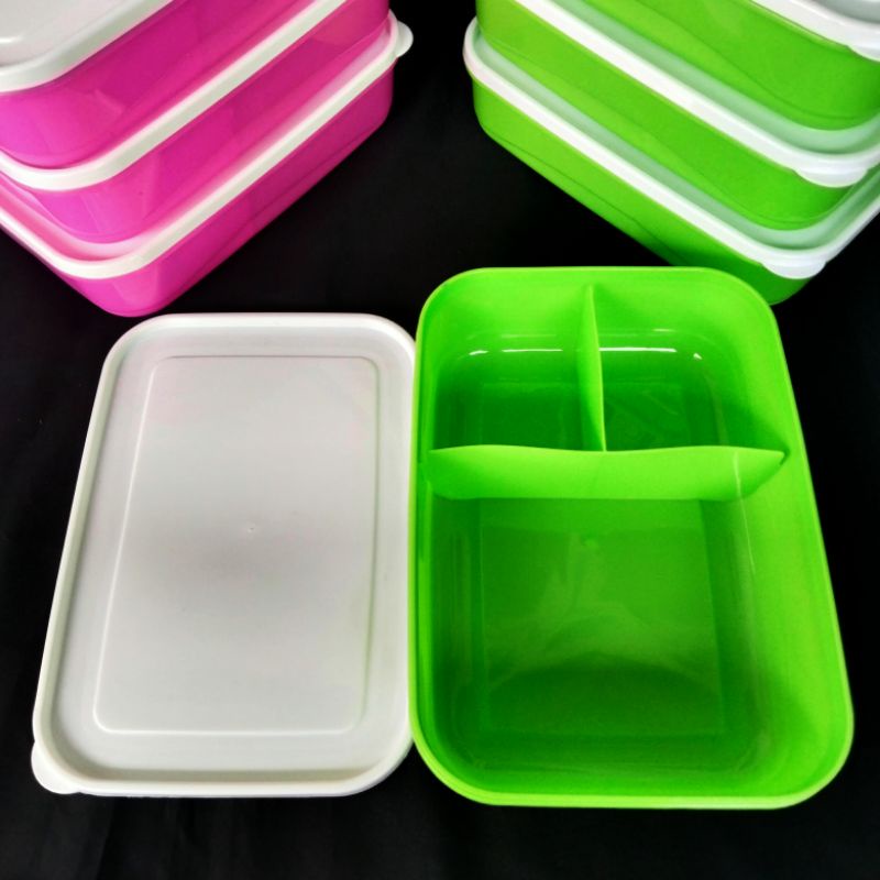 Lunch Box Sekat / Kotak Makan Plastik - KMP LB 900