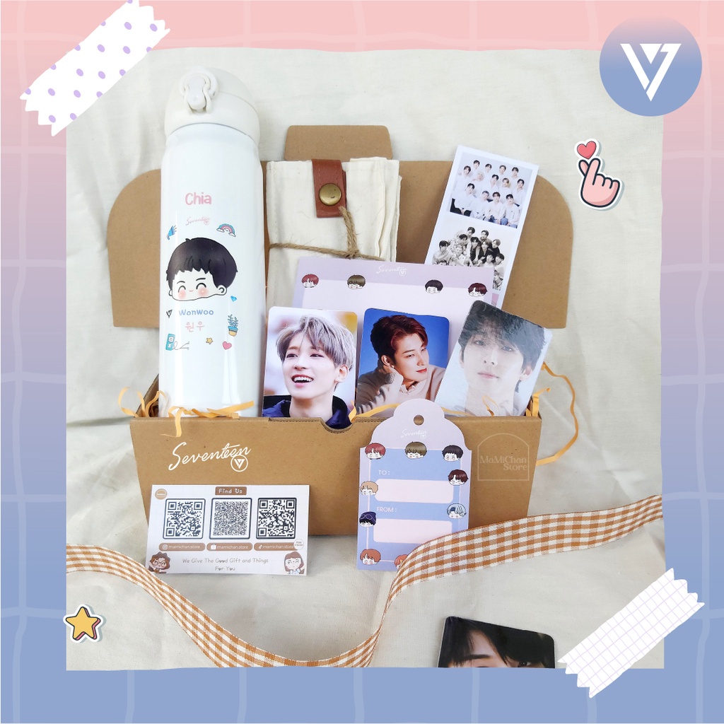 Hampers Jeju Tumbler edisi  Seventeen Kado Seventeen Hampers Kpop Kado Kpop Hampers Seventeen