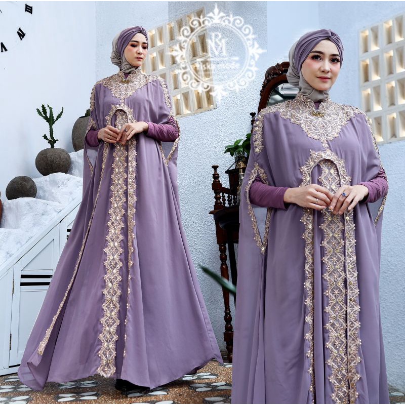 Kaftan Karmilla Free Inner dan Turban Original Butik