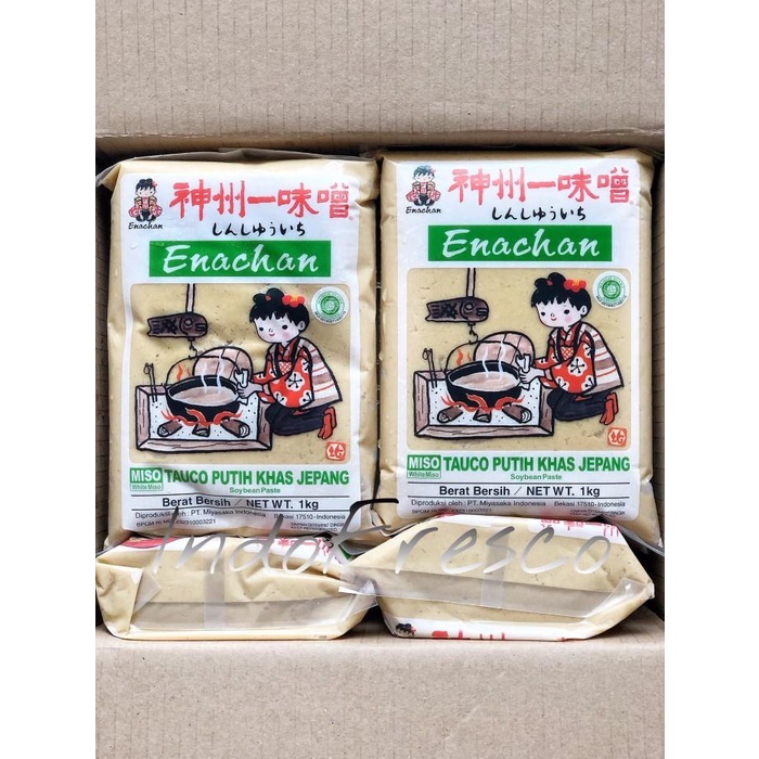 

Shinshuichi Enachan Shiro Miso Paste- Pasta Miso- Tauco Putih Jepang 031