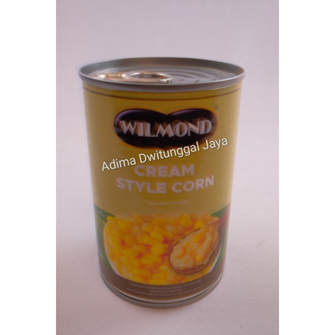 Jagung Manis / Jagung Cream / Cream Style Corn Wilmond 410 gr