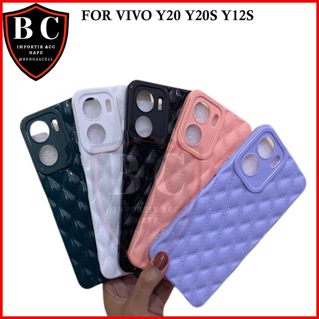 SOFTCASE GLOSY DIAMOND VIVO Y20 Y20S Y12S Y21 Y21S Y21A Y33A Y33T