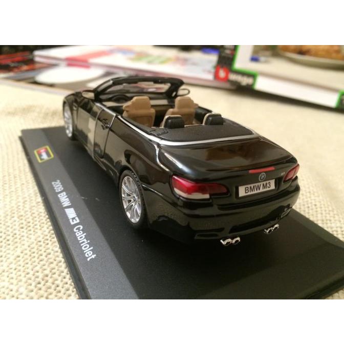 Diecast Bburago 1:32 - BMW M3 Cabriolet Black ---MURAH---