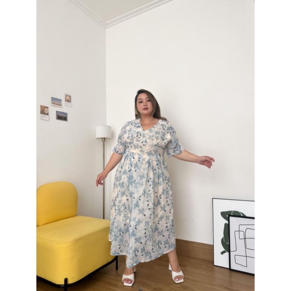 [ LittleBigCloth ] Reffle Midi Dress // Bigsize Dress