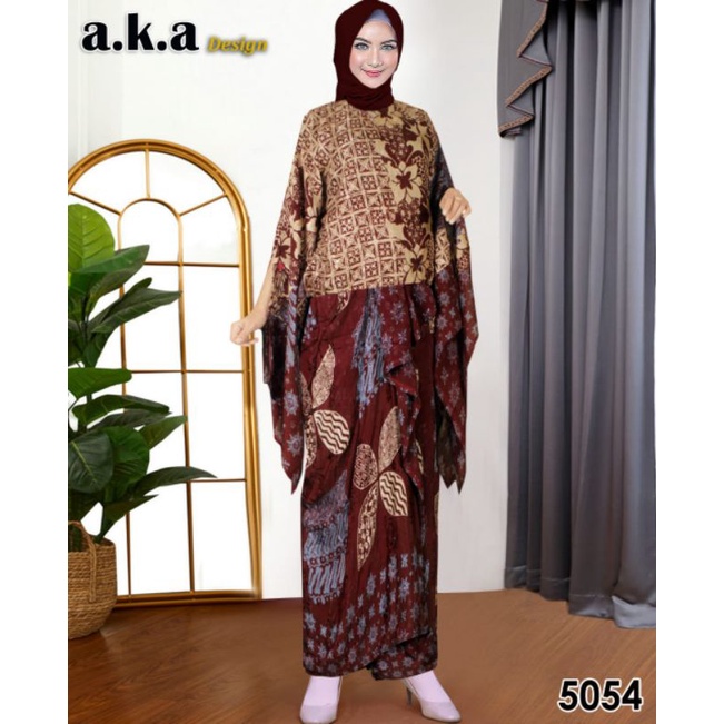 Setelan rok batik viscose premium//baju setelan wanita//setelan batik semi sutra