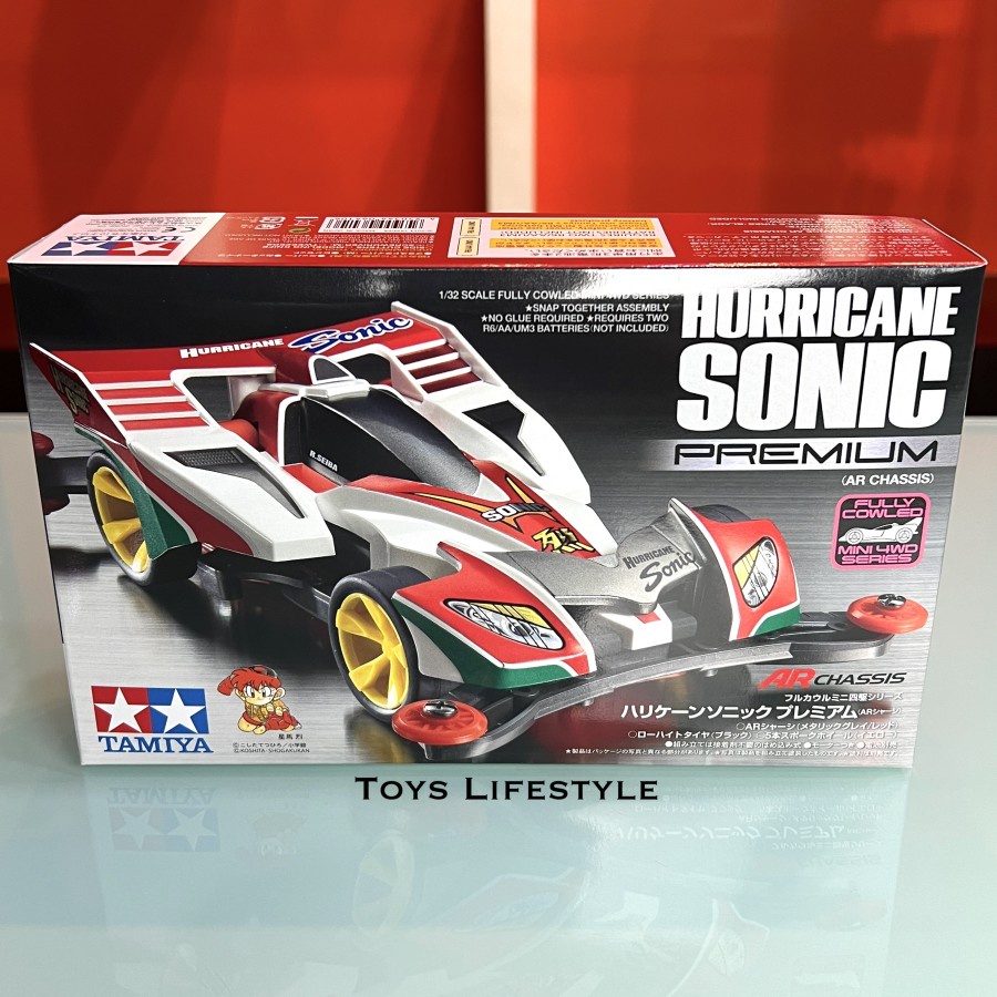 Mainan Rakit Mobil Tamiya Mini 4WD - Hurricane Sonic (ORIGINAL)