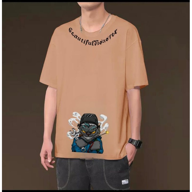COD/DS/BAJU OVERSIZE KUCING FEADER (M-L-XL-XXL)