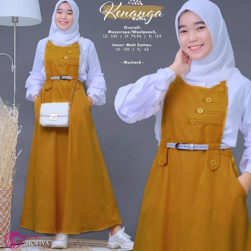 Angelyapbunny Setelan Overall Kenanga Fit XL