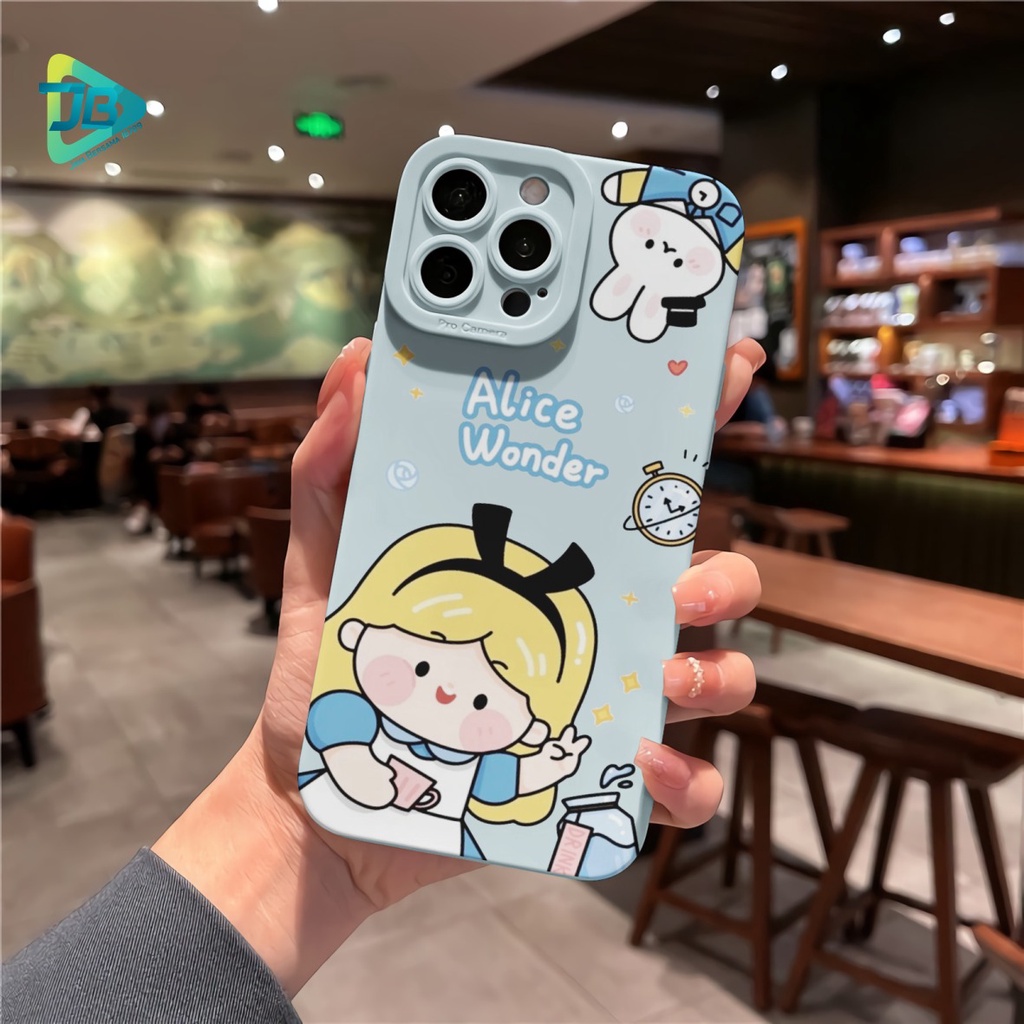 CUSTOM CASE SOFTCASE SILIKON PROCAMERA SNOW ALICE CUSTOM REALME C2 5 5I 5S C3 C11 C20 C12 C25 C30 C35 NARZO 30A 50A JB7103