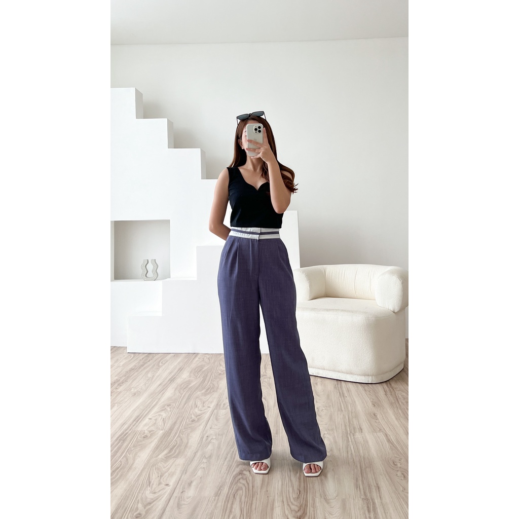 POTTIE - Venice Cullotes Pants - Long Culottes High Waist