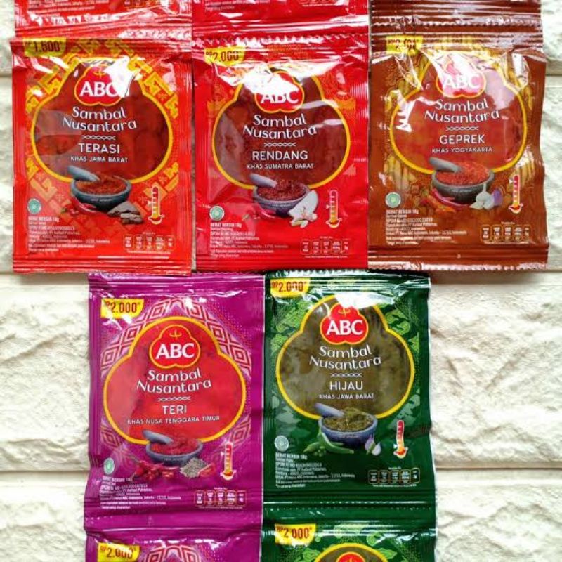 

ABC sambal nusantara sachet