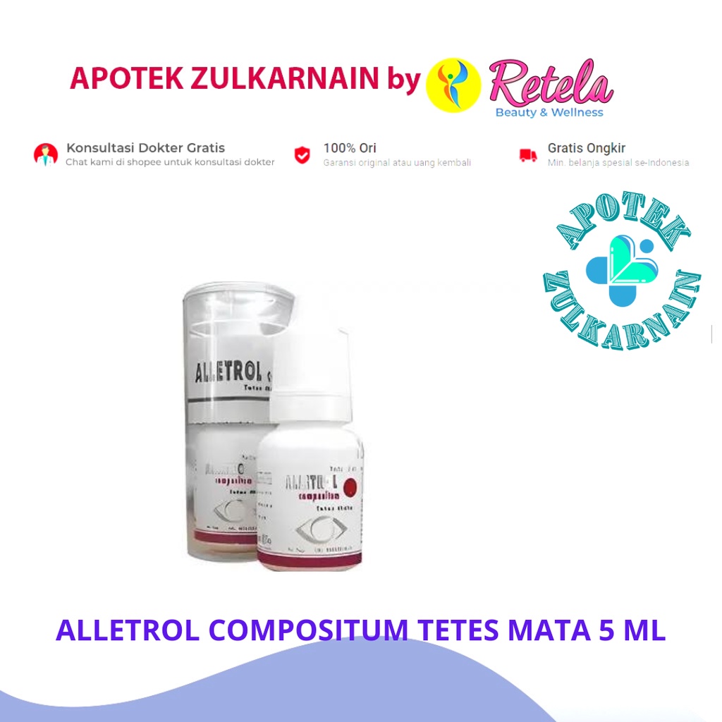 Jual Alletrol Compositum Tetes Mata Ml Dexamethasone Neomycin