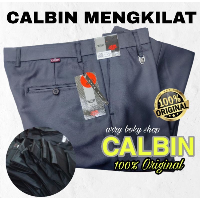 Celana CALBIN Formal MENGKILAT (100% Original) 27 -32